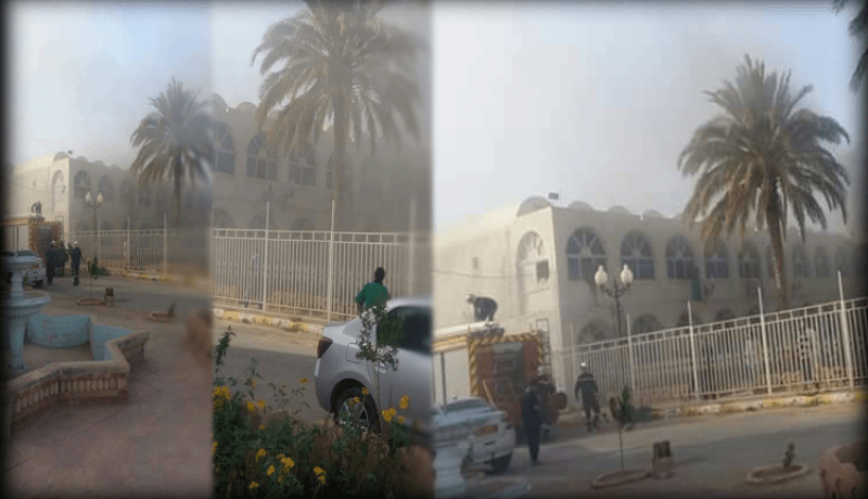 حريق بمستشفى الأم والطفل بشير بن ناصر بالوادي