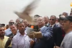 شاهد وزير الفلاحة بوعزقي يطلق سراح صقر بالأغواط