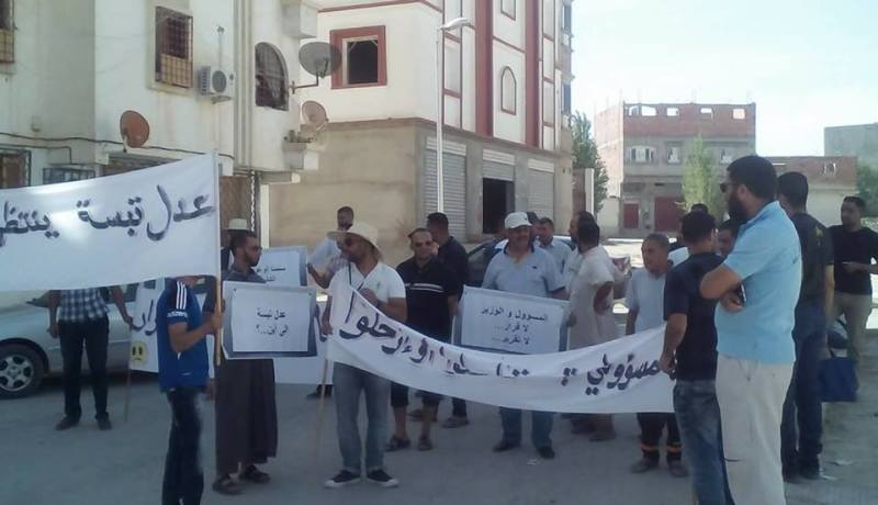 مكتتبو “عدل 2” يحتجون بتبسة