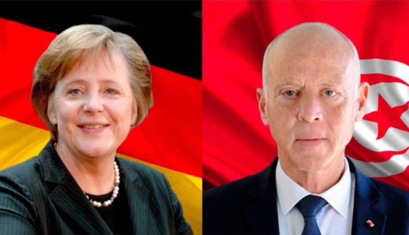 ميركل تتأسف لقيس سعيّد عن الدعوة المتأخرة لمؤتمر برلين