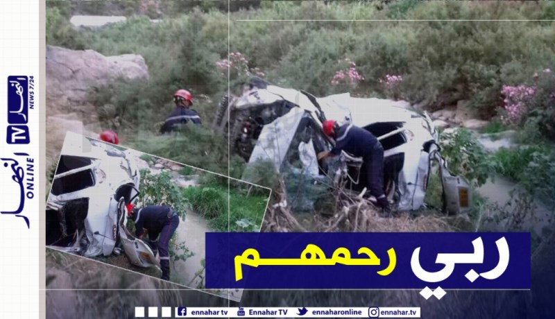 الشلف: قتيلان و3 جرحى في حادث مرور بواد قيصر في تنس