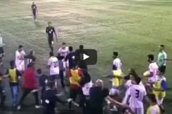 أحداث شغب بعد معارك بين لاعبي المنتخبين البحريني والأمريكي