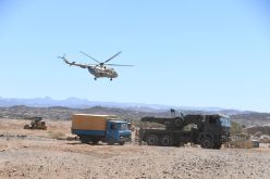 بالصور.. تمرين بياني حول التدخل في حالة وقوع كوارث طبيعية “فيضانات” بالناحية العسكرية السادسة