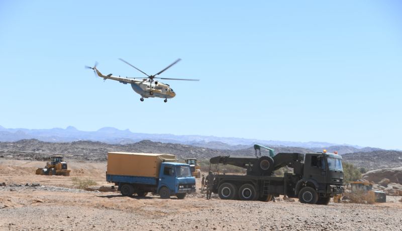 اللواء عجرود يشرف على تمرين بياني حول التدخل في حالة وقوع “فيضانات” في تمنراست