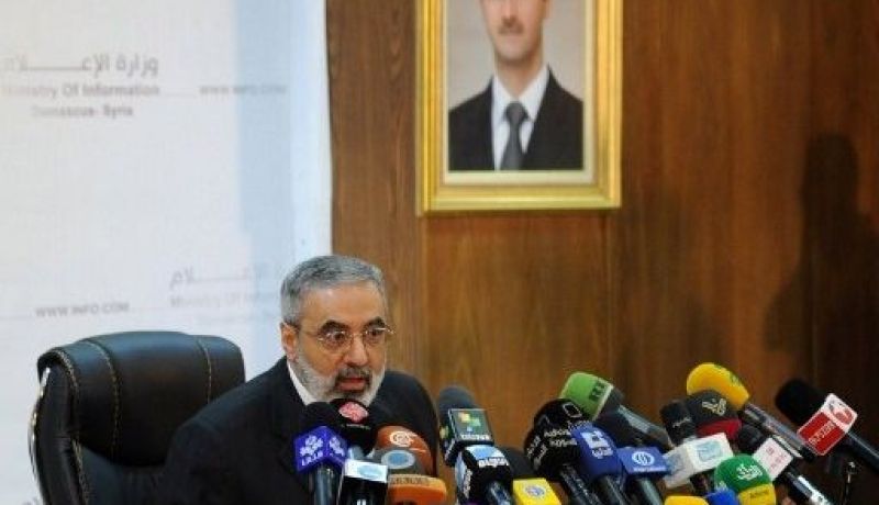 وزير  الاعلام سوري: سورية قادرة على مواجهة الأزمة مهما طالت