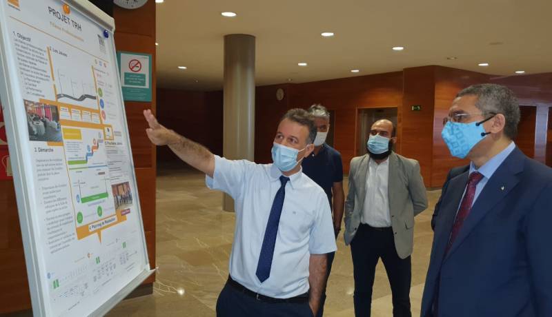 حكار يتفقد ورشات العمل المشرفة على تنفيذ المشاريع الاستراتيجية لسوناطراك