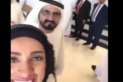 نائب رئيس الإمارات والسيلفي