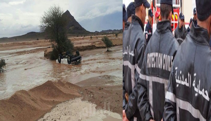 الحماية المدنية تنقد شخص جرفته سيول سد الشليف بمستغانم