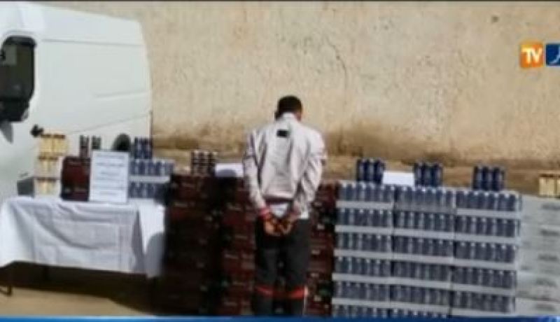بالفيديو.. حجز أزيد من 6000 قارورة خمر بالوادي