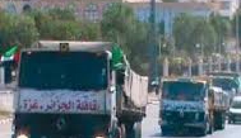 السلطات المصرية تأجل دخول القافلة الجزائرية إلى قطاع غزة