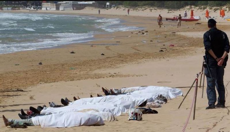 مقتل 13 مهاجرا غير شرعي اختناقا داخل حاوية شحن في ليبيا