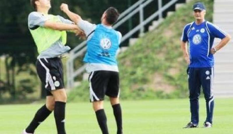 زياني ودزينكو يتبادلان اللكمات خلال تدريبات نادي فولسبورغ