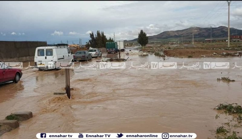 هذه الطرقات مقطوعة بسبب الاضطرابات الجوية الأخيرة