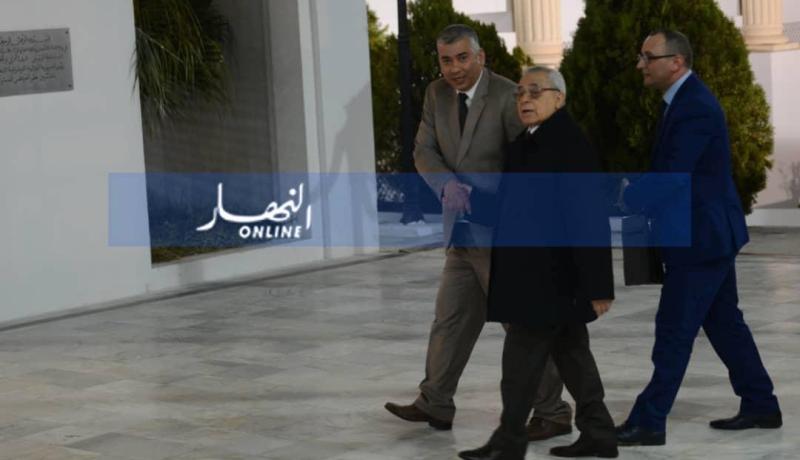 بالفيديو والصور .. بوحجة يصل المجلس الدستوري في ساعة متأخرة