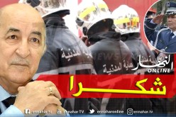 الرئيس تبون يشكر إطارات وأعوان الحماية المدنية نظير مجهوداتهم في التصدي لـ “كورونا”