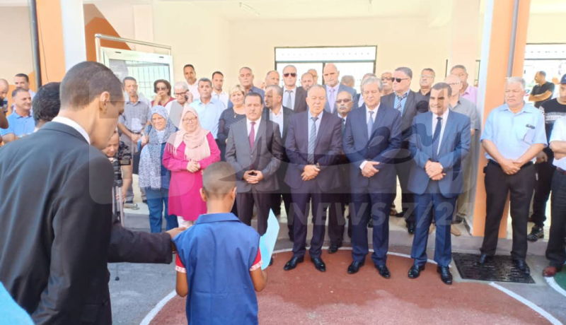 بالصور..وزير الإتصال يدشن إبتدائية بمناسبة الدخول المدرسي الجديد بعنابة