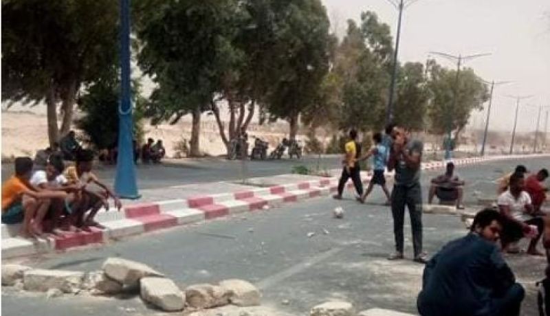شباب 3 بلديات يغلقون الطريق الوطني رقم 16 في الوادي
