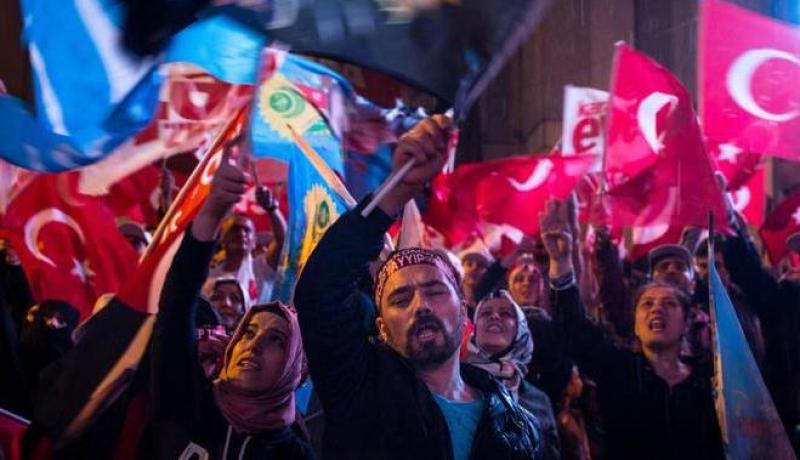مظاهرات في تركيا رفضا لنتيجة الاستفتاء