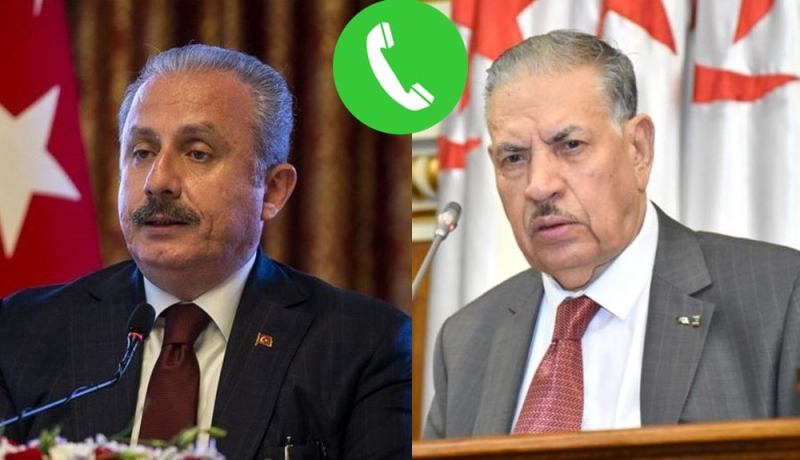 قوجيل يتلقى إتصالا هاتفيا من رئيس الجمعية الوطنية الكبرى للجمهورية التركية