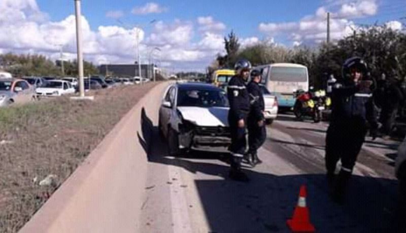 الشلف: إصابة إمرأة بجروح في إصطدام تسلسلي بين 5 مركبات