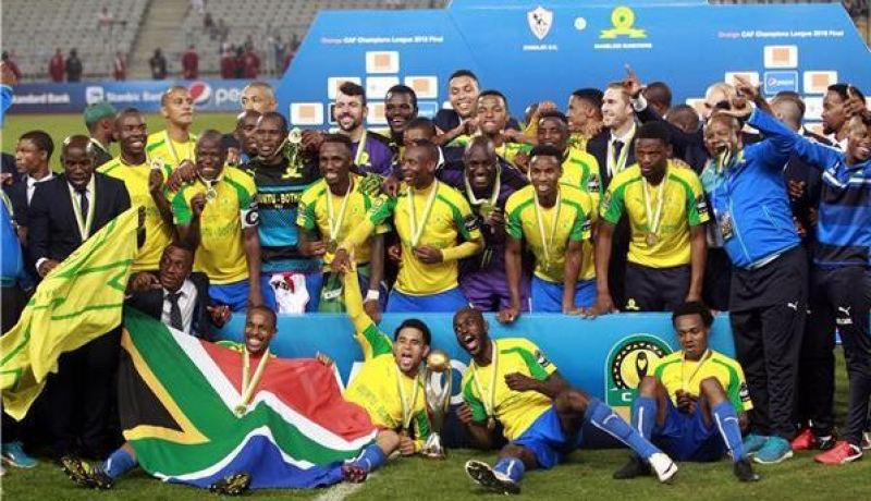 سان داونز الجنوب افريقي يتوج بكأس السوبر الافريقية