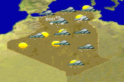تواصل تساقط الامطار على ولايات الوسط و الشرق خلال 48 ساعة المقبلة