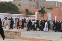 قوات الاحتلال المغربي تقمع وقفة سلمية لمجموعة من أصحاب الشهادات الصحراويين العاطلين