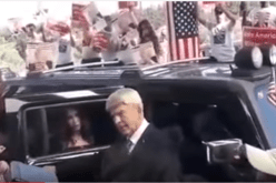 بالفيديو.. ترامب وزوجته في العاصمة السورية دمشق