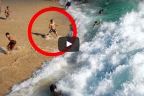 بالفيديو.. جاء ليصطاد سمكة قرش فإصطادته