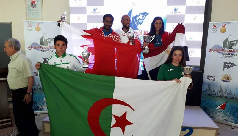 الجزائر تَحصد ميداليتين فضْيتين في البُطولة العَربية للشراع !