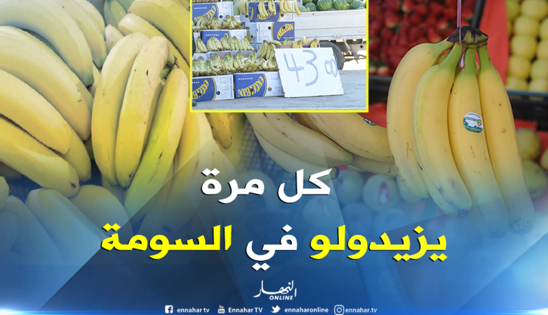 أسعار الموز تتجاوز عتبة 400 دينار مجددا