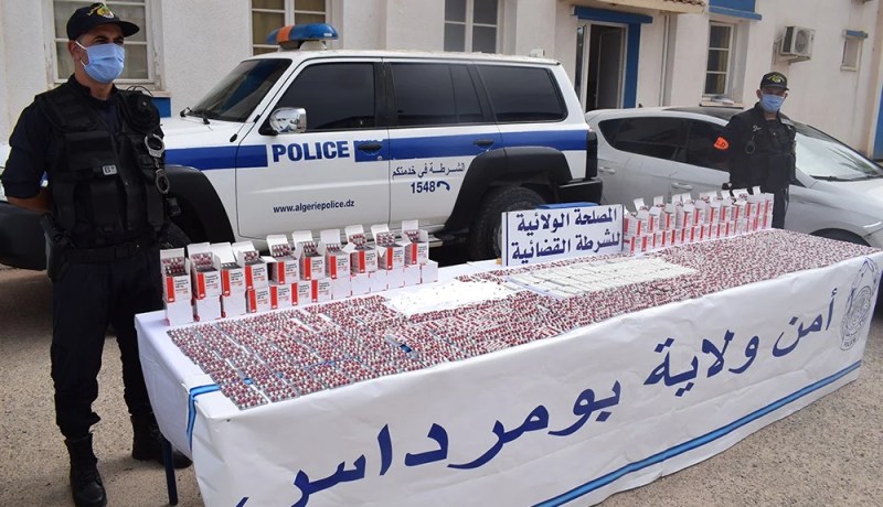 بومرداس: توقيف شخص و حجز أكثر من 3 آلاف قرص مهلوس