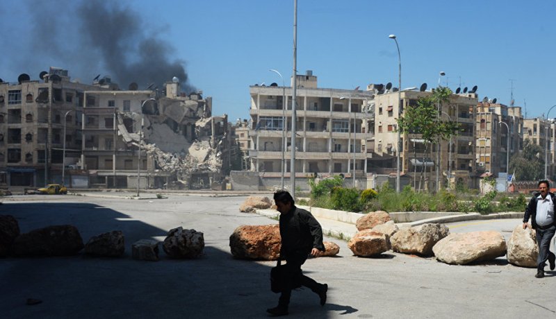 مقتل 20 شخصا في قصف للجماعات المسلحة لأحياء سكنية في حلب بسوريا