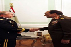 طنطاوي يبحث مع رئيس هيئة الأركان الأمريكي العلاقات الإستراتيجية بين البلدين