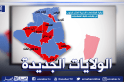 هذا ترقيم الولايات العشر الجديدة ومقراتها