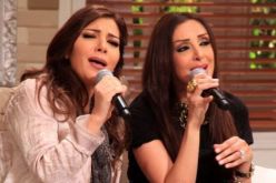 بالفيديو أنغام تقلد حركات أصالة في حضورها