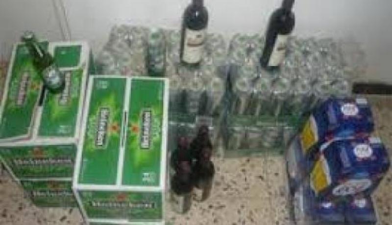 حجز 230 قارورة خمر وتوقيف 5 أشخاص في تيسمسيلت