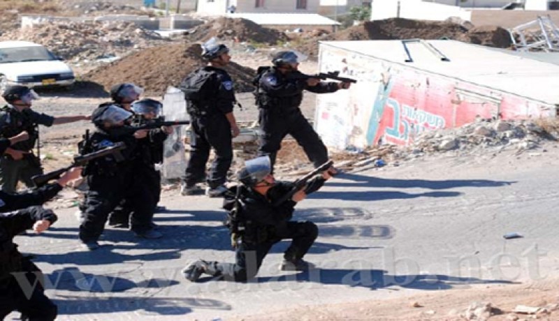 اصابة عشرات الطلبة الفلسطينيين خلال مواجهات مع الجيش الاسرائيلي