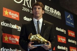 جائزة الحذاء الذهبي الاوروبية لعام 2012 يتسلمها ميسي