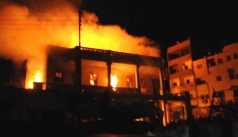 40 مصابا في حريق بالمركز الدولي للمؤتمرات بالقاهرة