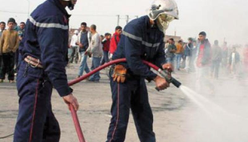 حريق مهول بالنفق الأرضي لوسط مدينة قسنطينة يأتي على 12 محلا تجاريا