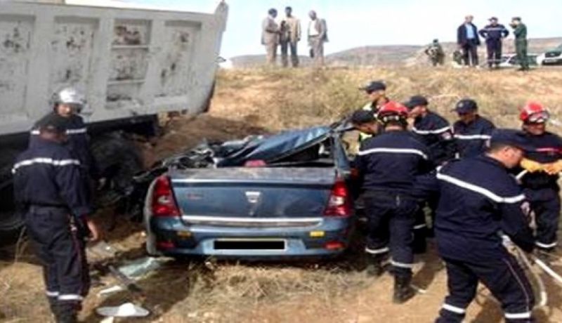 هلاك شخصين وإصابة 6 آخرين في 9 حوادث مرور بمستغانم