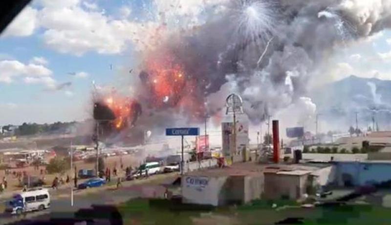 ارتفاع حصيلة ضحايا انفجار سوق للألعاب النارية بالمكسيك إلى 31 قتيلا