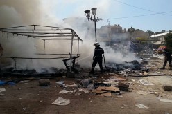 حريق هائل يلتهم سوق الملابس ليلة العيد في تبسة