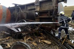 انقلاب قطار لنقل الحديد إلى مصنع الحجار انطلاقا من منجم ونزة