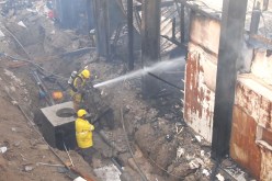 ء5 قتلى 12 جريحا جراء حريق شب داخل أستوديو قناة تلفزيون في لاهور بباكستان