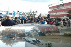 سكان برج منايل يغلقون الطريق للمطالبة بتسوية أوضاعهم جراء الفياضانات في بومرداس