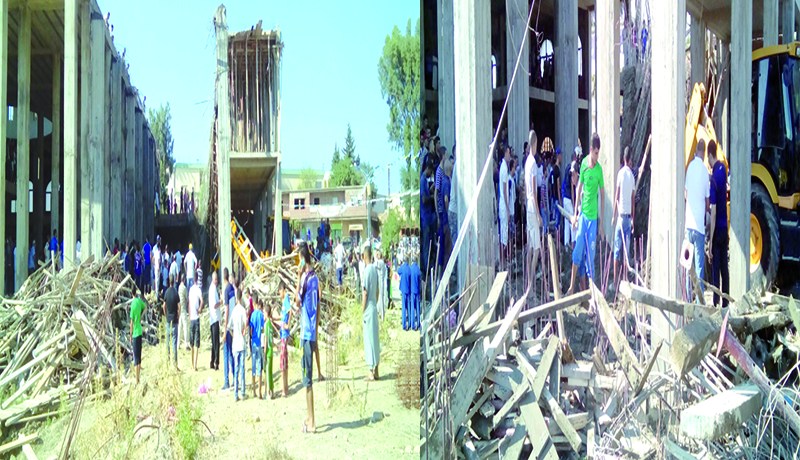 8 جرحى بعد انهيار سقف مسجد في عين قشرة بسكيكدة