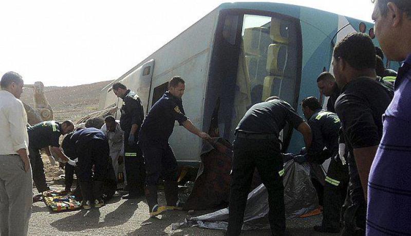 28 جريحا بعد انحراف وانقلاب حافلة في المسيلة