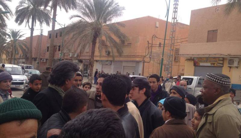 رشيد نكاز الى غرداية رغم تعرضه للرشق بالحجارة يوم 28 من الشهر الجاري